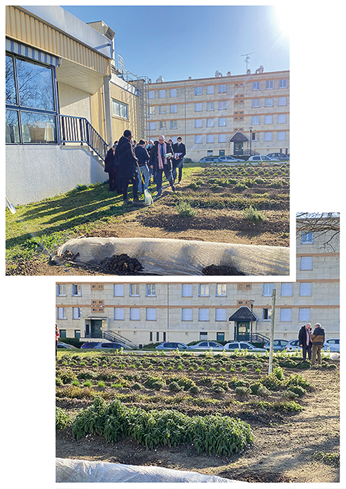 Visite par Monsieur le Préfet de Blois de la parcelle d'Escale et Habitat